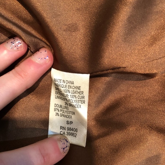 Vintage authentic Theory soft leather Moto jacket - Picture 5 of 8